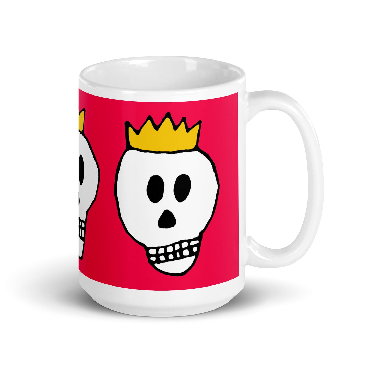 Skull Crown 15 oz ceramic mug