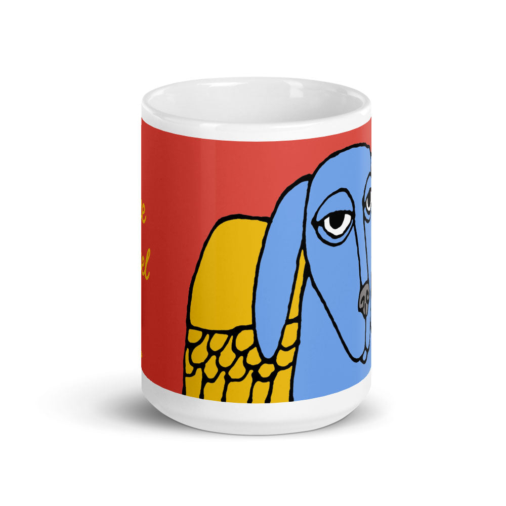 Blue Angel Dog 15 oz mug
