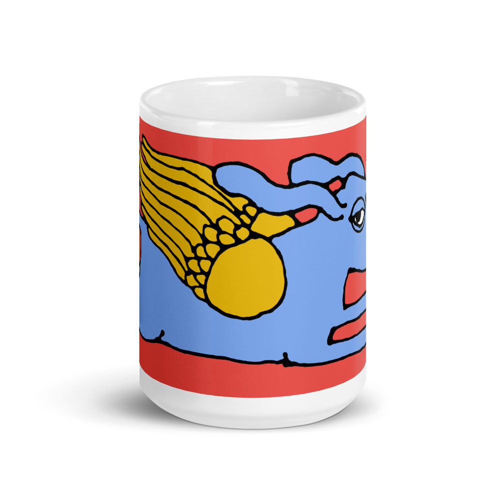 Flight of the Blue Dog 15 oz mug