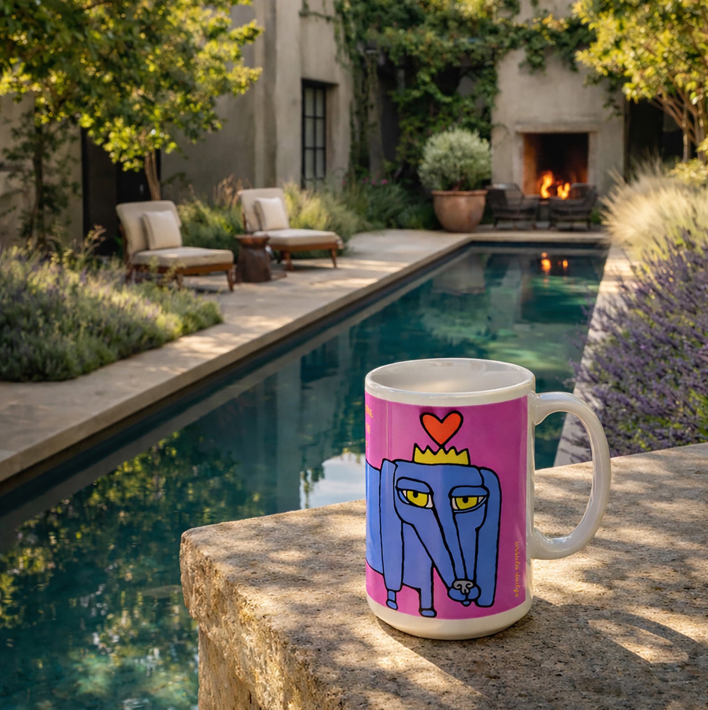 Homage to a Dachshund 15 oz mug