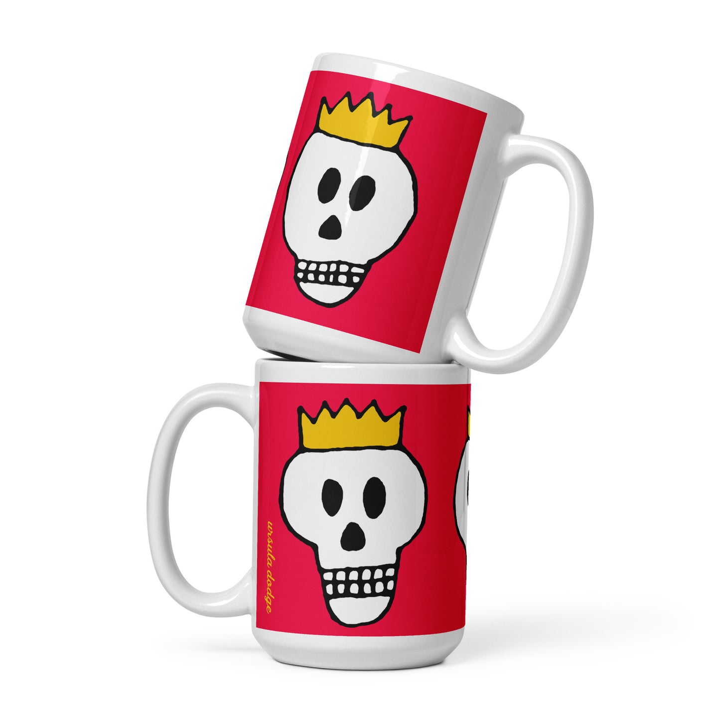 Skull Crown 15 oz ceramic mug