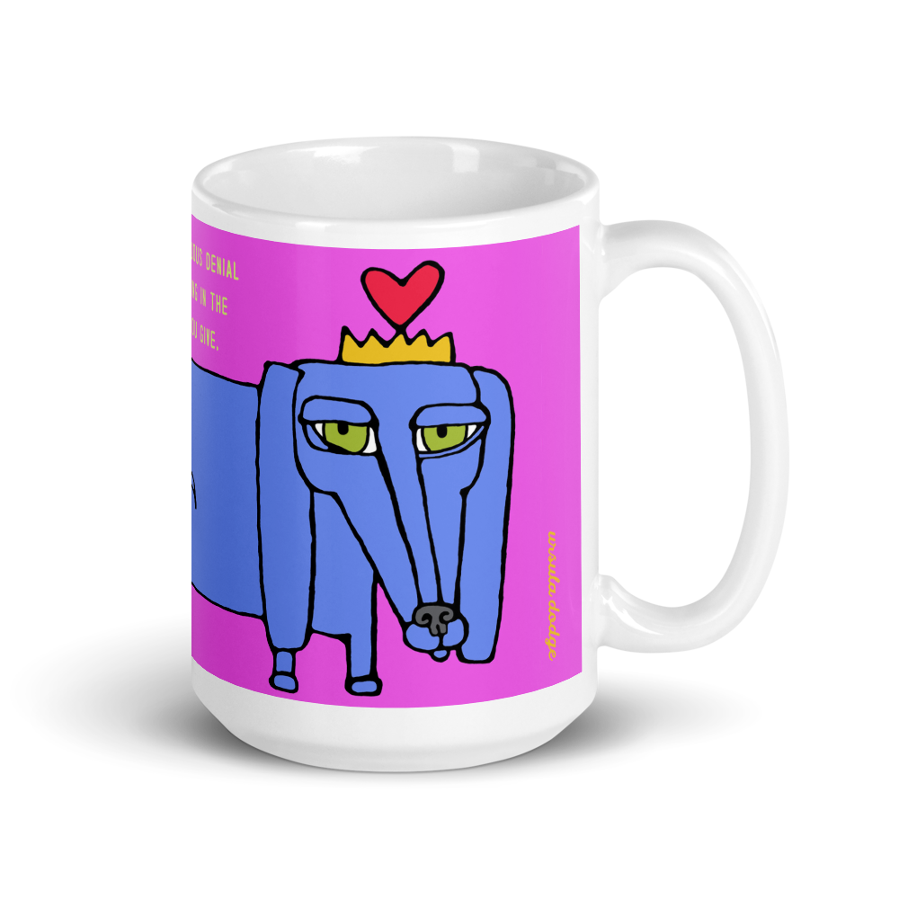 Homage to a Dachshund 15 oz mug